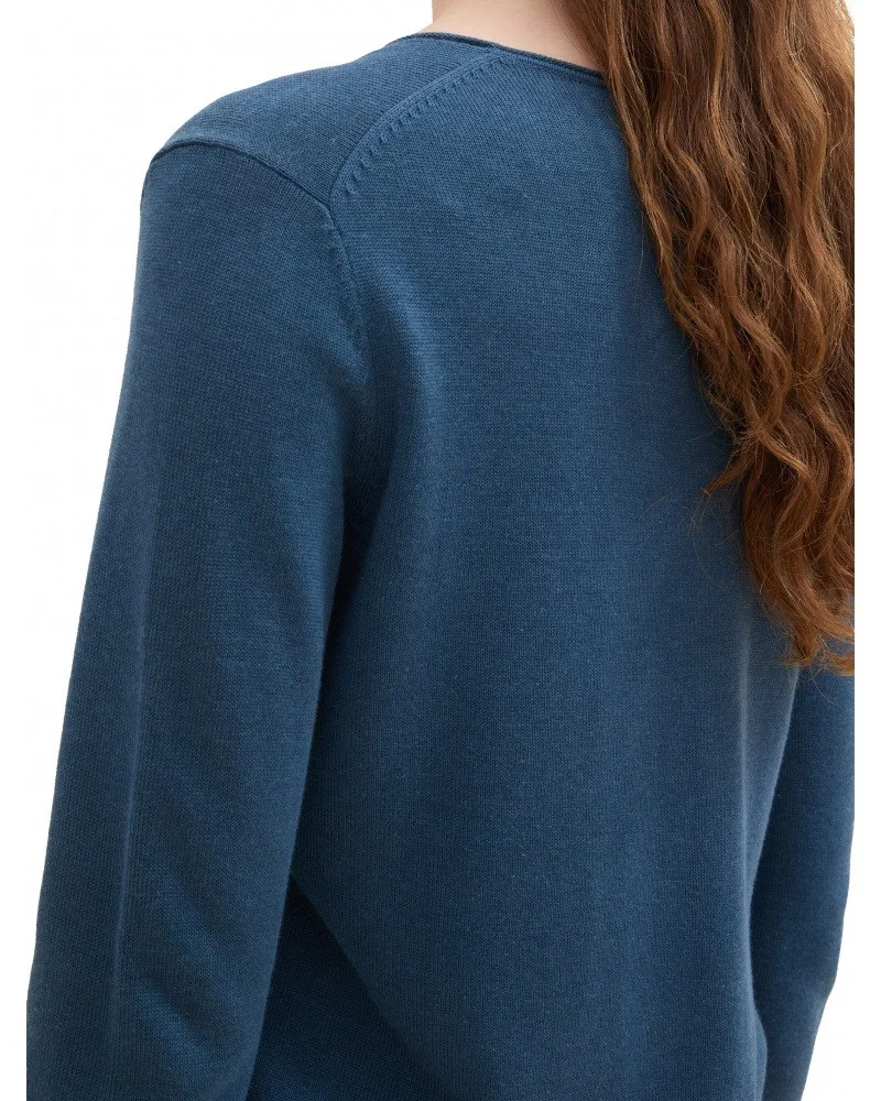 TOM TAILOR - Sweater Basic V-neck TOM TAILOR - Sweater Basic V-neck