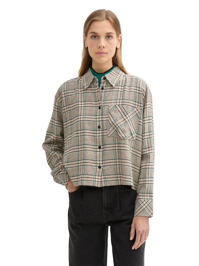 TOM TAILOR - Boxy Flannel...