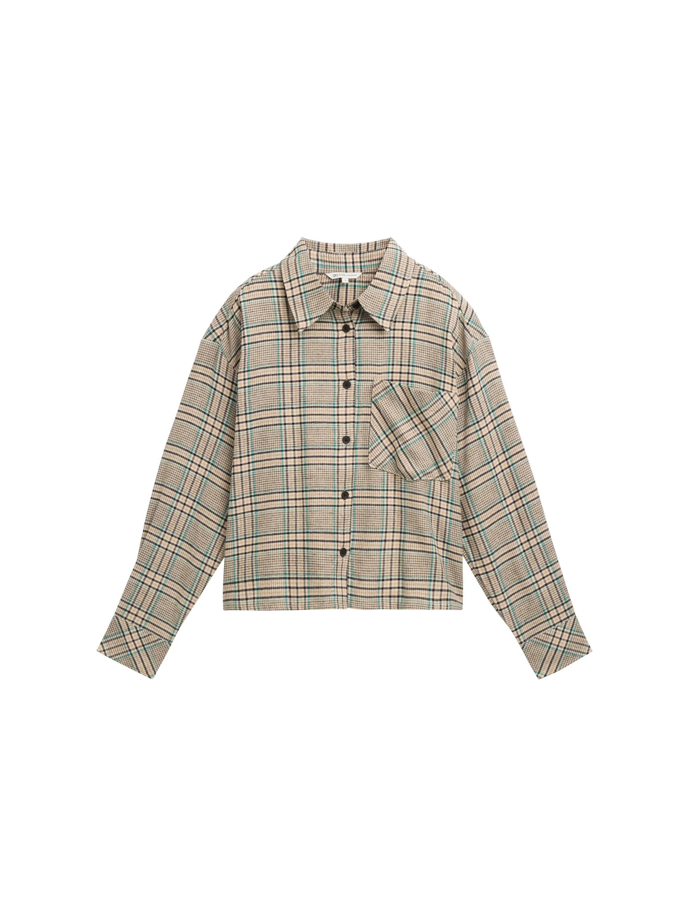 TOM TAILOR - Boxy Flannel Shirt TOM TAILOR - Boxy Flannel Shirt