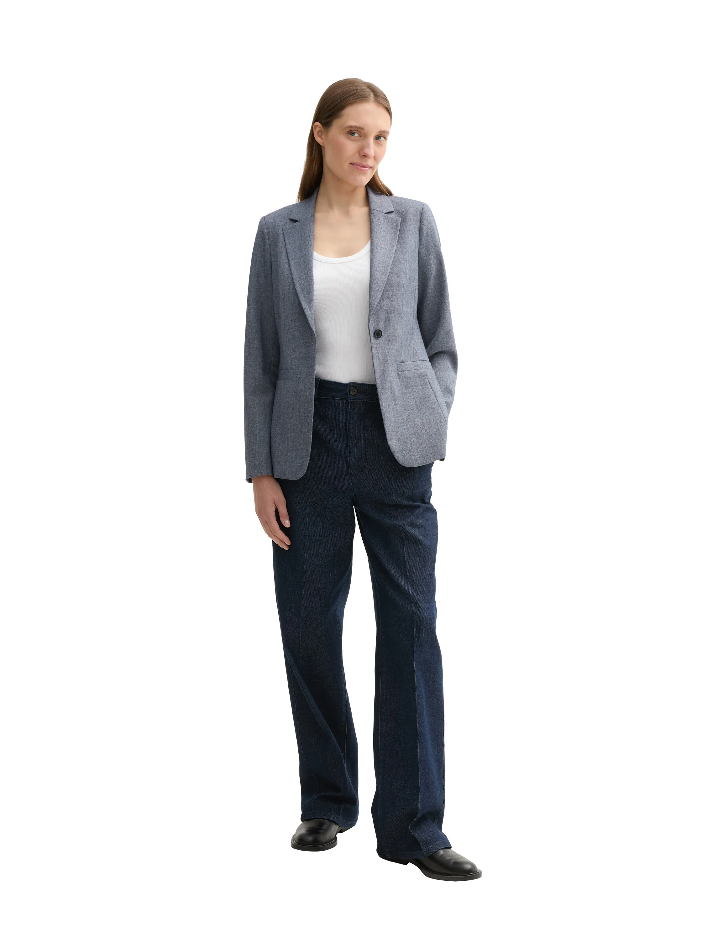 TOM TAILOR - Chambray Look Blazer TOM TAILOR - Chambray Look Blazer