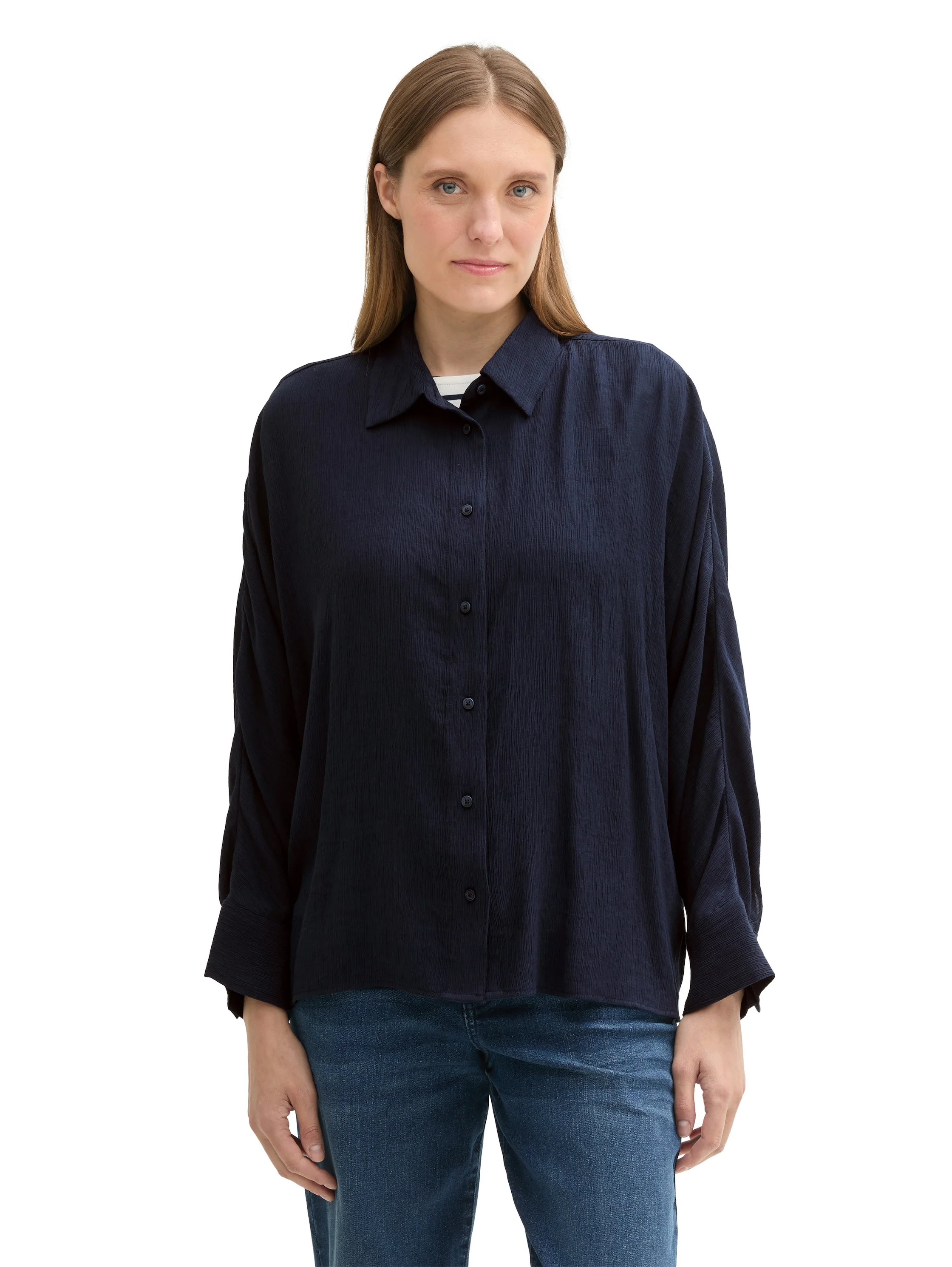 TOM TAILOR - Solid Structured Blouse TOM TAILOR - Solid Structured Blouse
