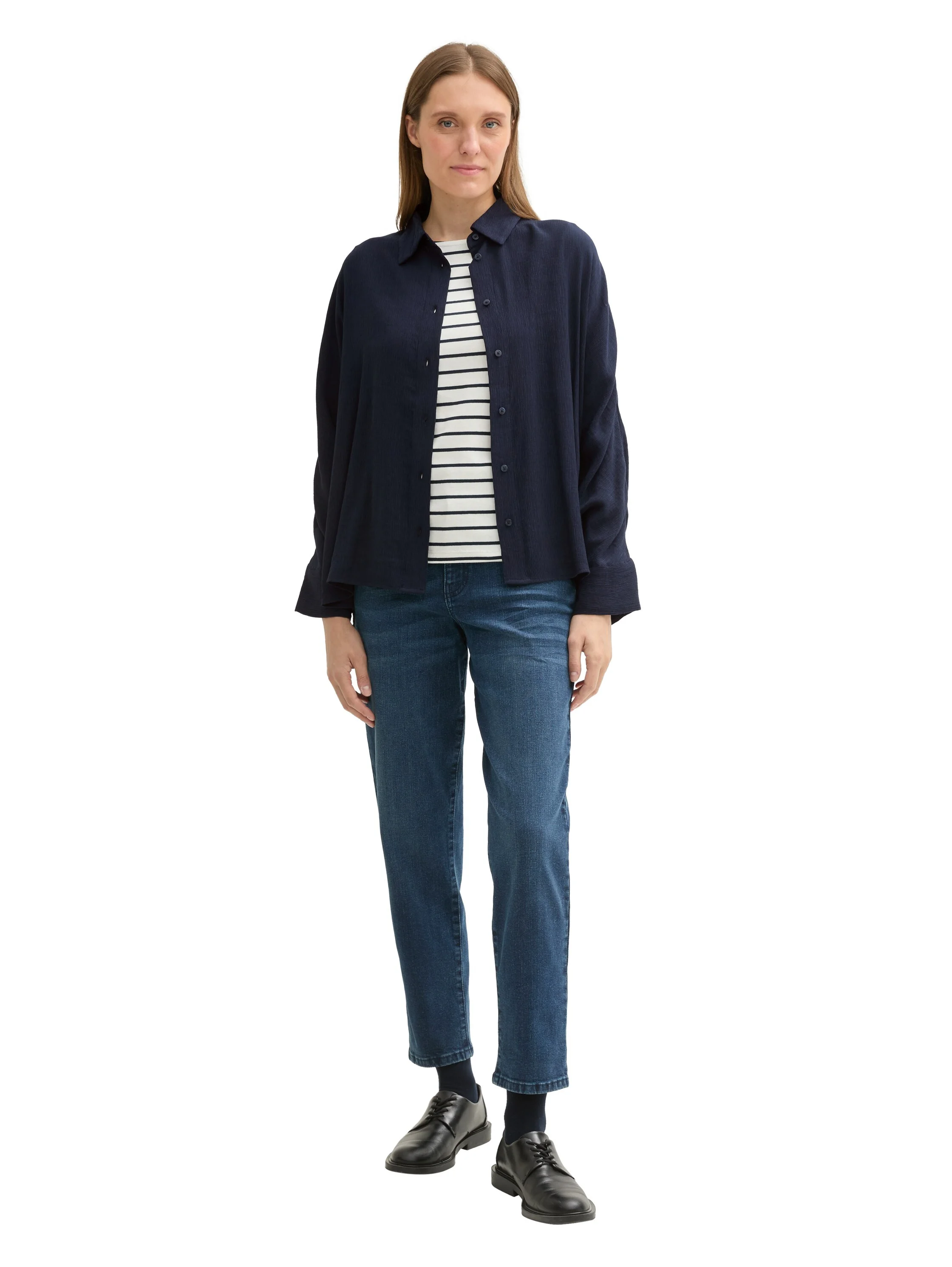 TOM TAILOR - Solid Structured Blouse TOM TAILOR - Solid Structured Blouse
