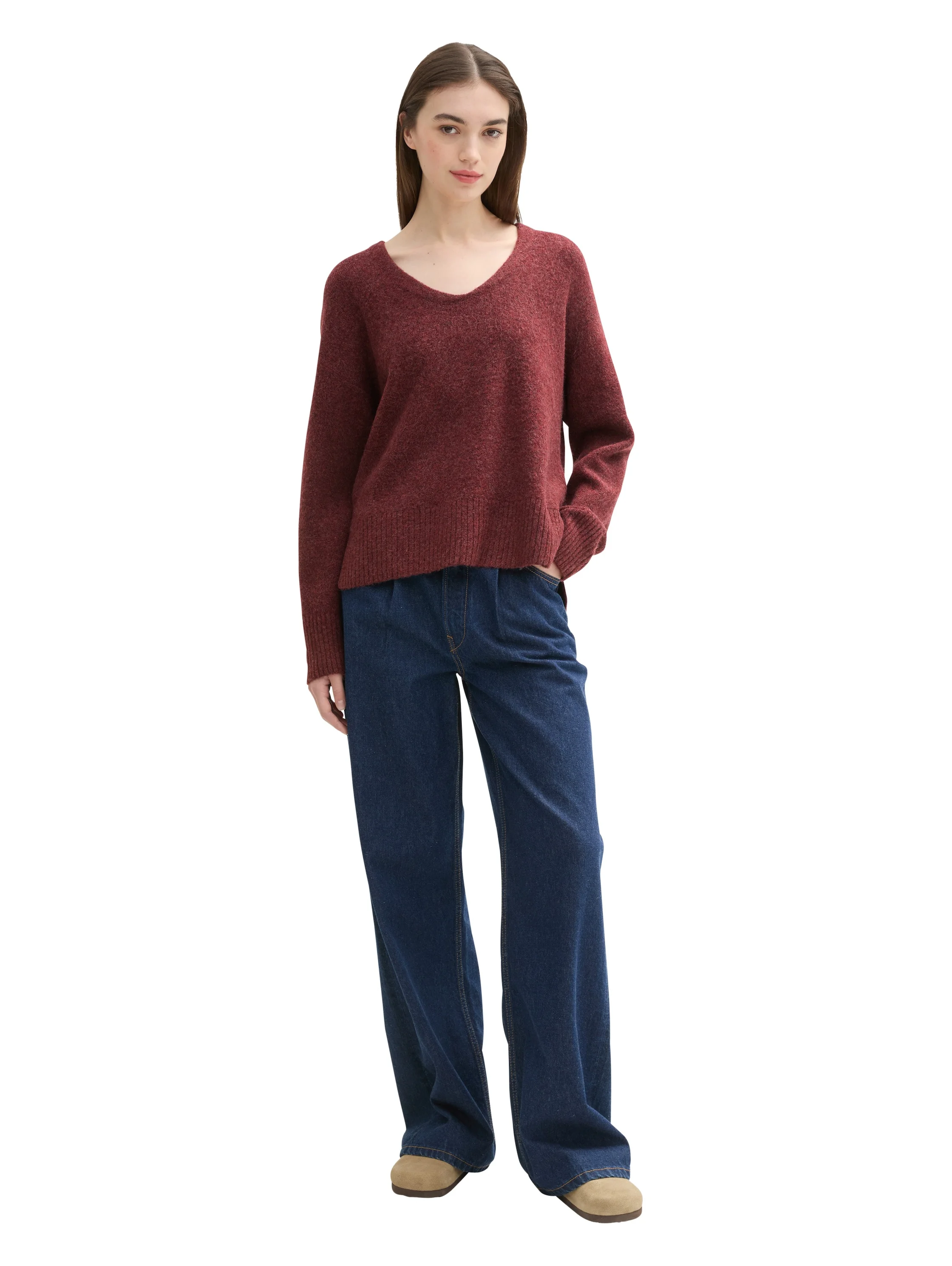 TOM TAILOR - Cozy V-neck Pullover TOM TAILOR - Cozy V-neck Pullover