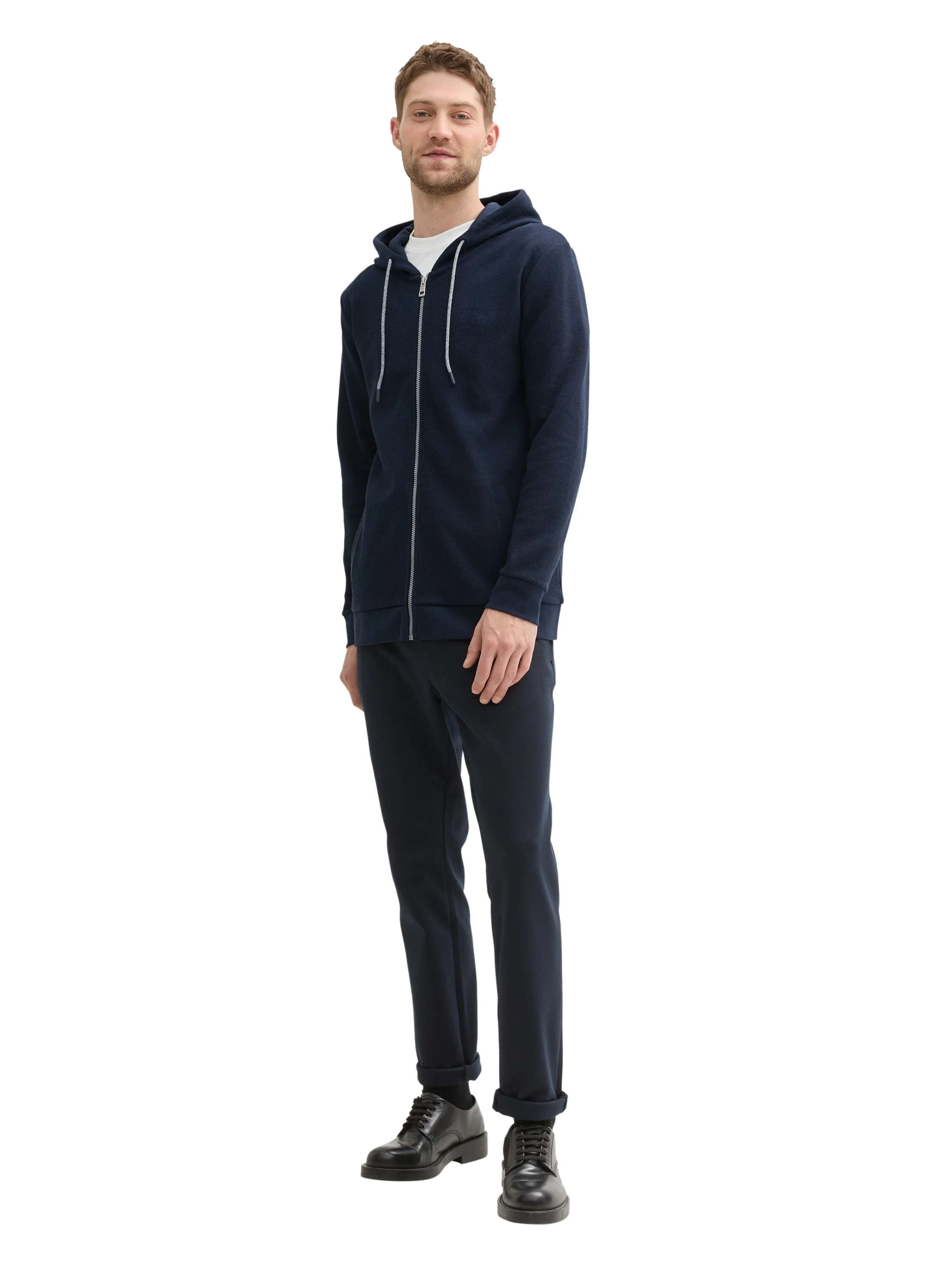 TOM TAILOR - Structured Jacket With Hood TOM TAILOR - Structured Jacket With Hood