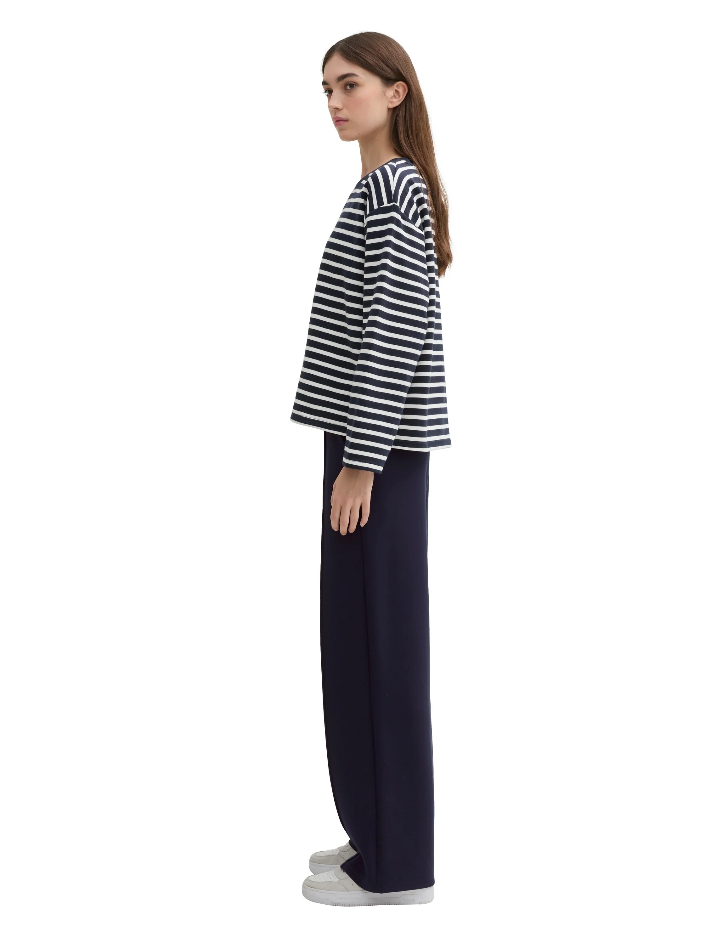 TOM TAILOR - Straight Scuba Pants TOM TAILOR - Straight Scuba Pants