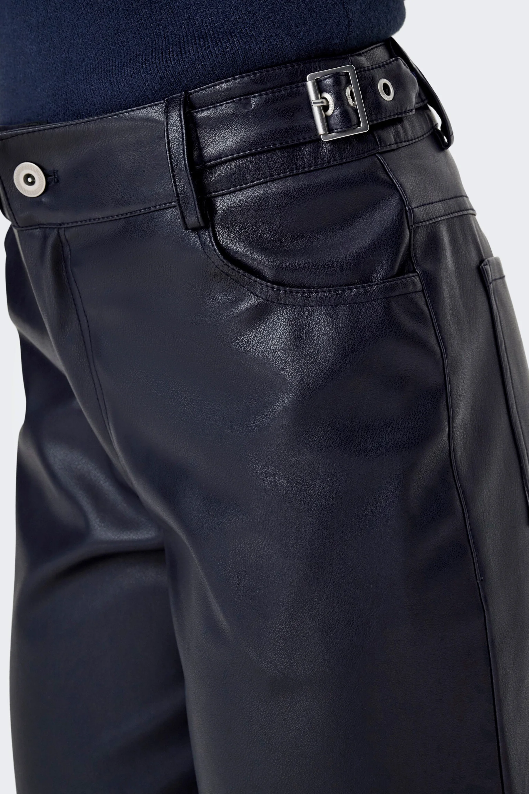ONLY - ONLHEIDI FAUX LEATHER WIDE... ONLY - ONLHEIDI FAUX LEATHER WIDE...