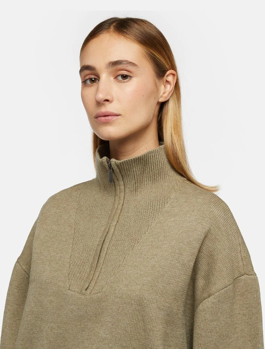 Dickies - EAST HELENA 1/4 ZIP SWEATER W Dickies - EAST HELENA 1/4 ZIP SWEATER W