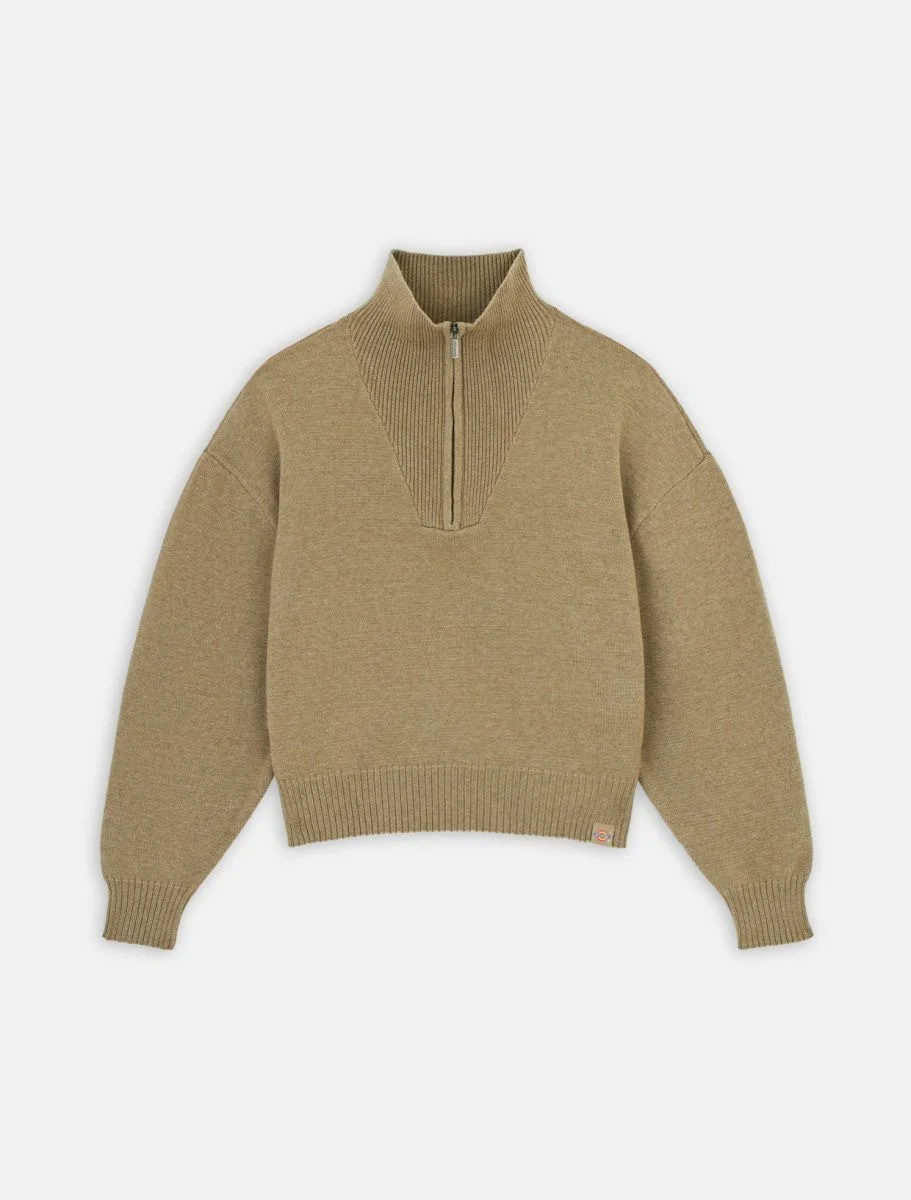 Dickies - EAST HELENA 1/4 ZIP SWEATER W Dickies - EAST HELENA 1/4 ZIP SWEATER W