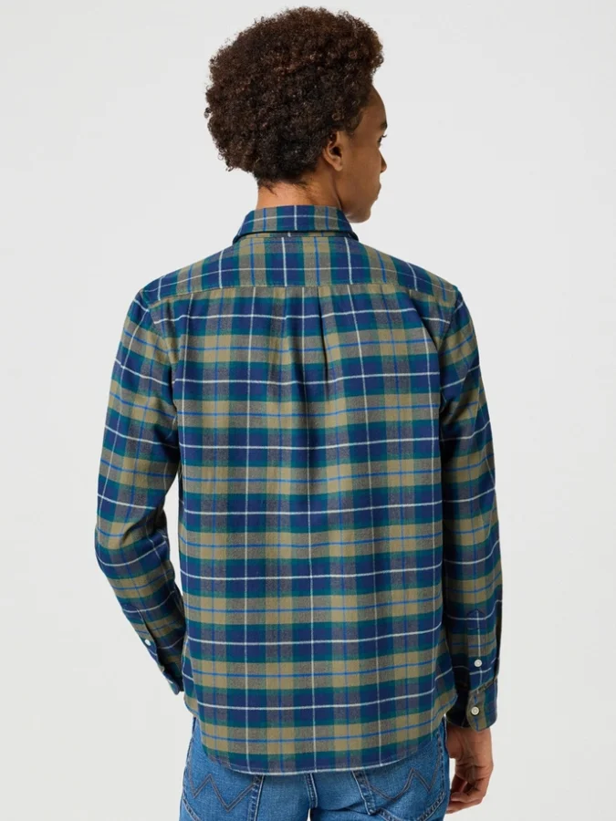 WRANGLER - 1 PKT FLANNEL SHIRT 2