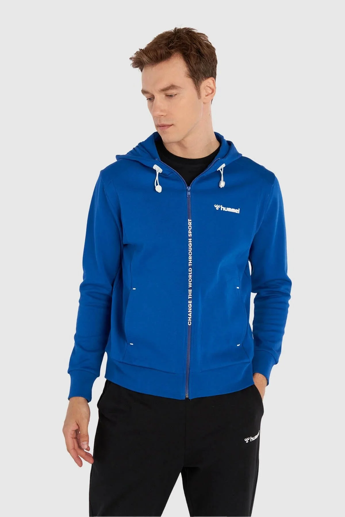 HUMMEL - HMLJENSEN ZIP HOODIE HUMMEL - HMLJENSEN ZIP HOODIE