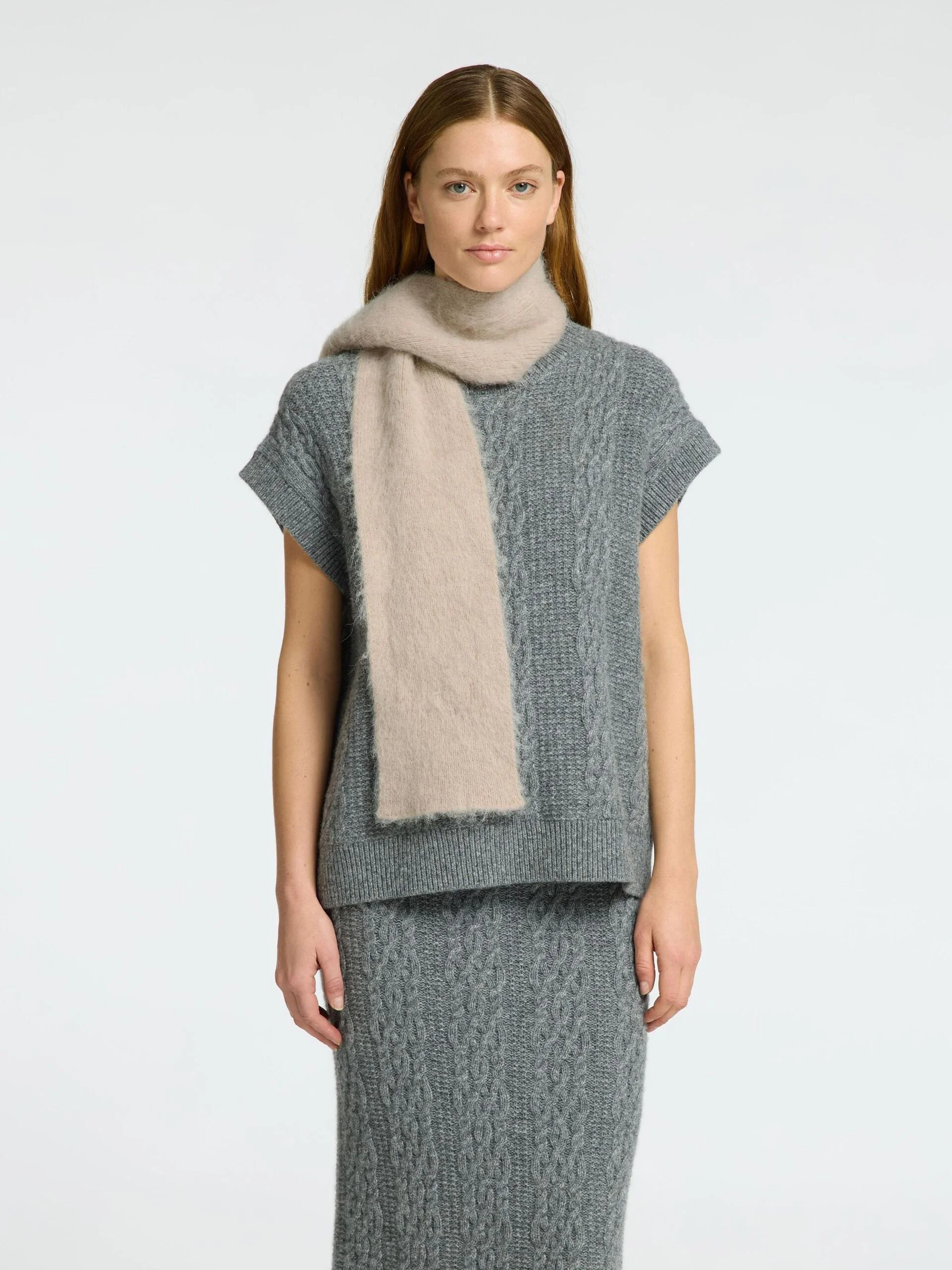SELECTED WOMEN - SLFFIONA ALPACA SCARF SELECTED WOMEN - SLFFIONA ALPACA SCARF