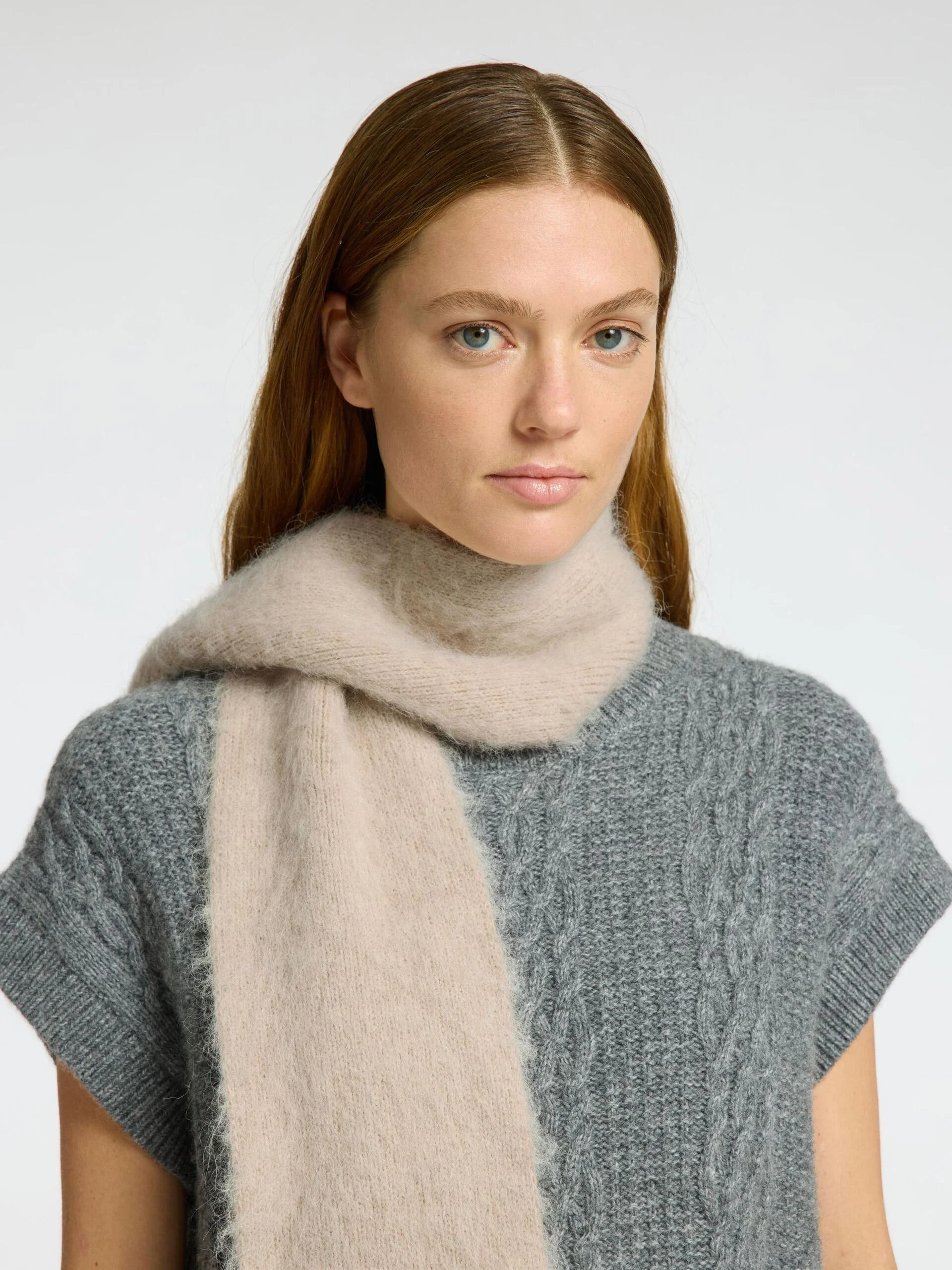SELECTED WOMEN - SLFFIONA ALPACA SCARF SELECTED WOMEN - SLFFIONA ALPACA SCARF