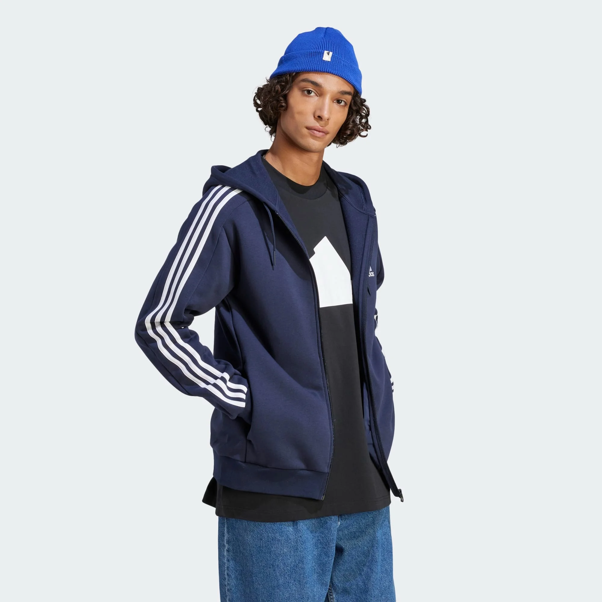 Adidas - M 3S FL FZ HD Adidas - M 3S FL FZ HD