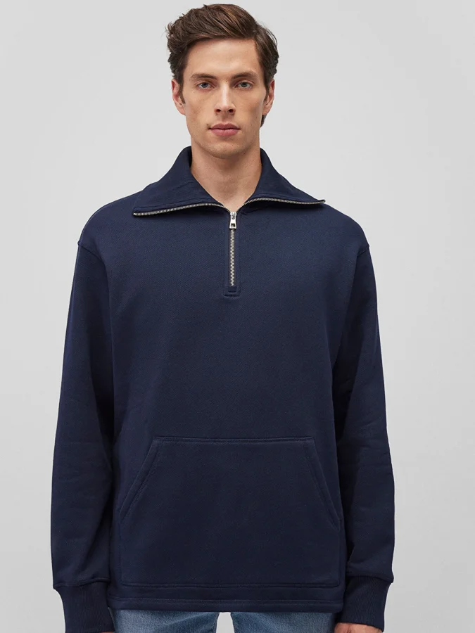 Mavi - HALF ZIP SWEATSHIRT
