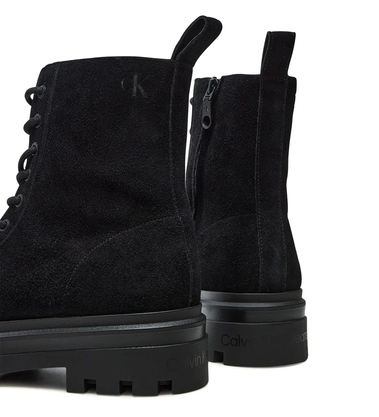 CALVIN KLEIN - LUGGED LACE ZIP BOOT... CALVIN KLEIN - LUGGED LACE ZIP BOOT...