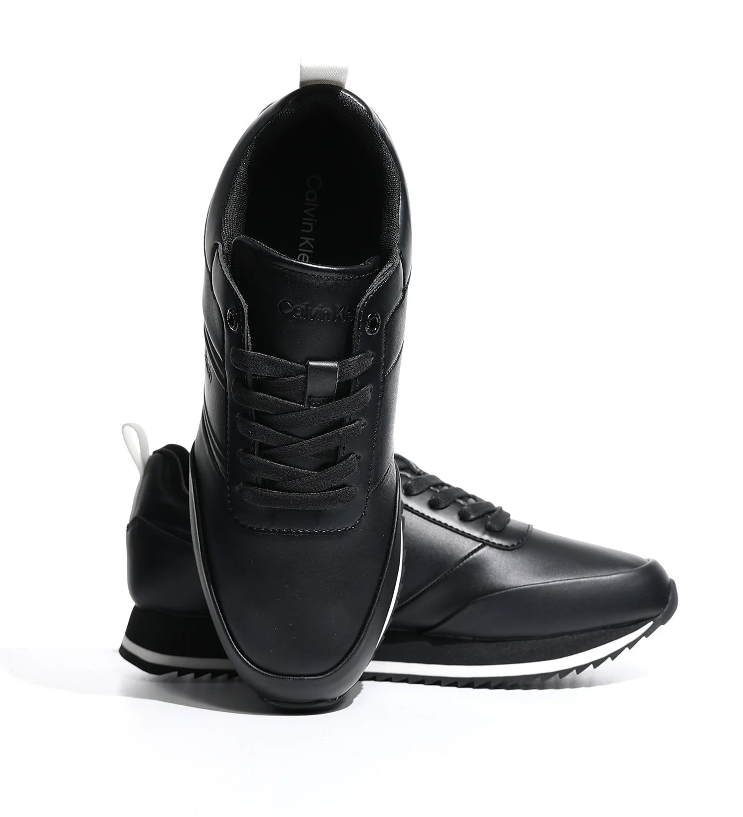 CALVIN KLEIN - LOW TOP LACE UP LTH HF CALVIN KLEIN - LOW TOP LACE UP LTH HF