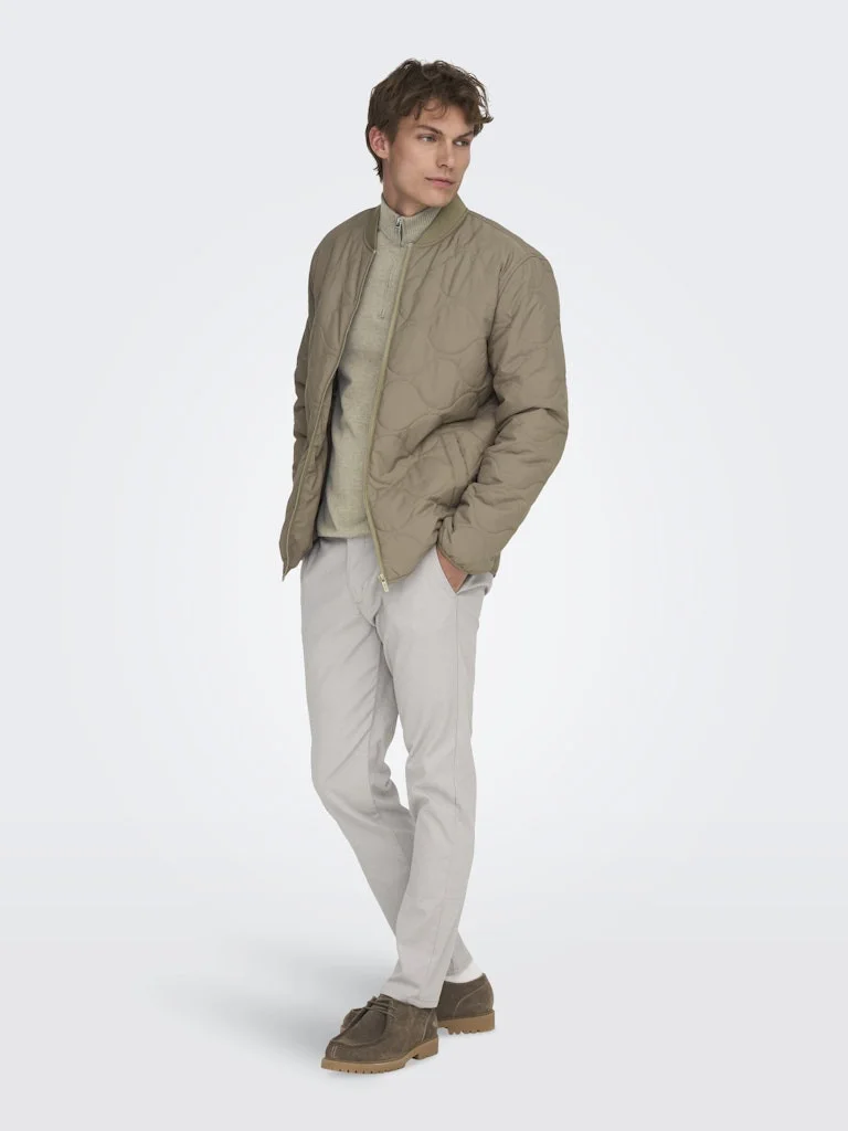ONLY & SONS - ONSART QUILT JACKET OTW VD ONLY & SONS - ONSART QUILT JACKET OTW VD