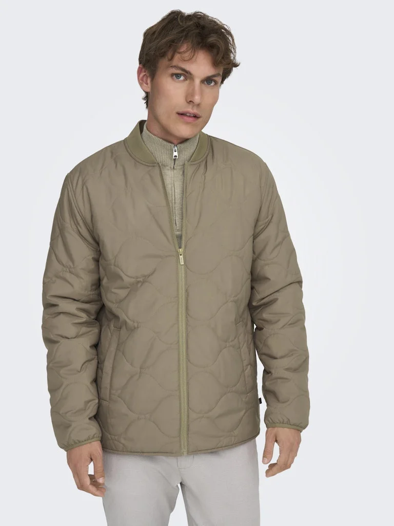 ONLY & SONS - ONSART QUILT JACKET OTW VD ONLY & SONS - ONSART QUILT JACKET OTW VD
