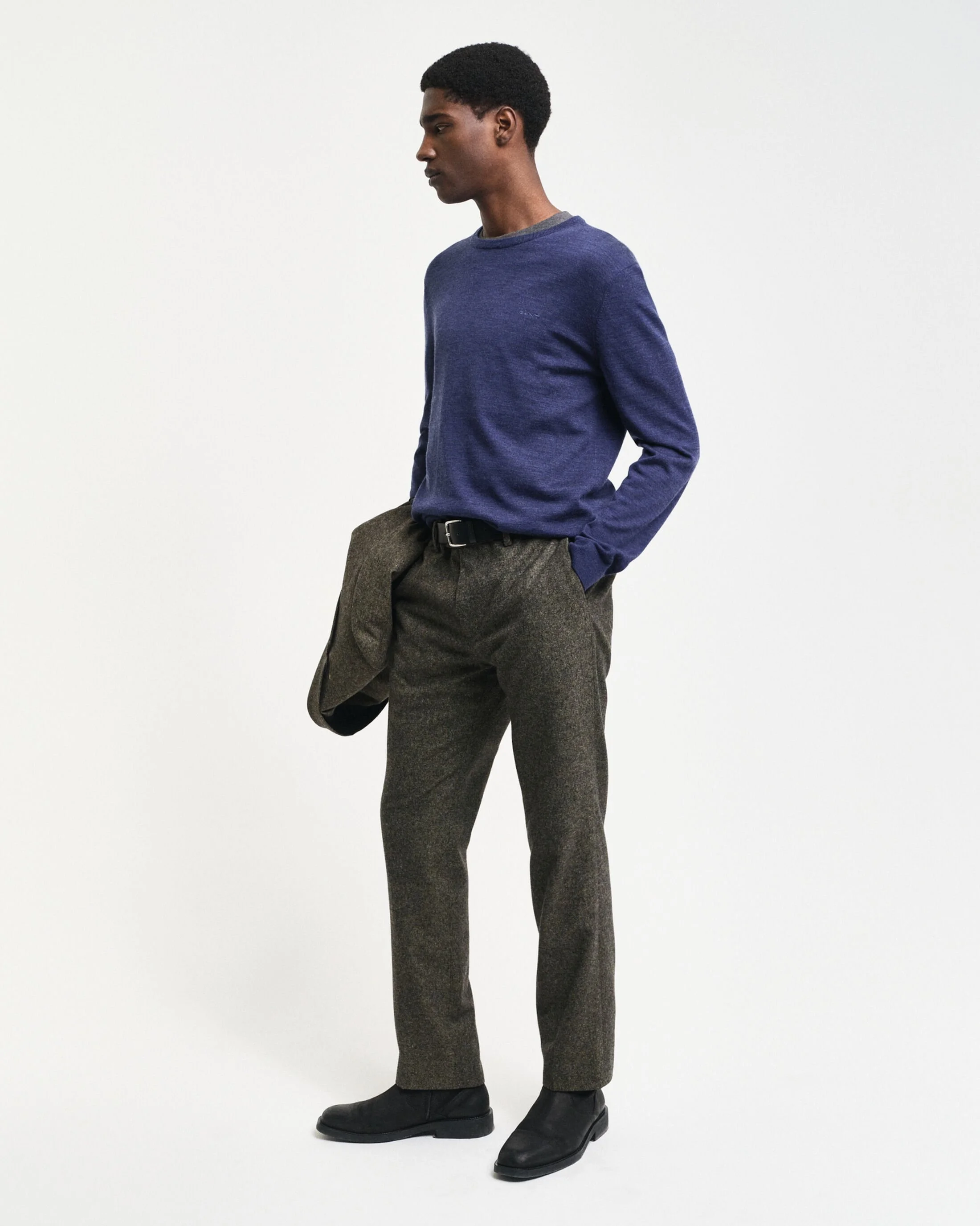 Gant - EXTRAFINE MERINO WOOL C-NECK Gant - EXTRAFINE MERINO WOOL C-NECK