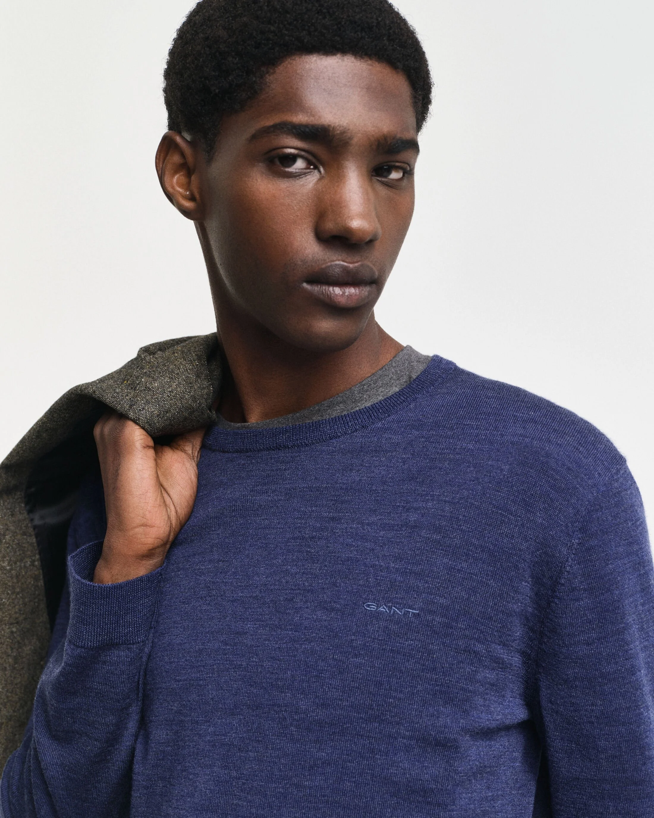 Gant - EXTRAFINE MERINO WOOL C-NECK Gant - EXTRAFINE MERINO WOOL C-NECK