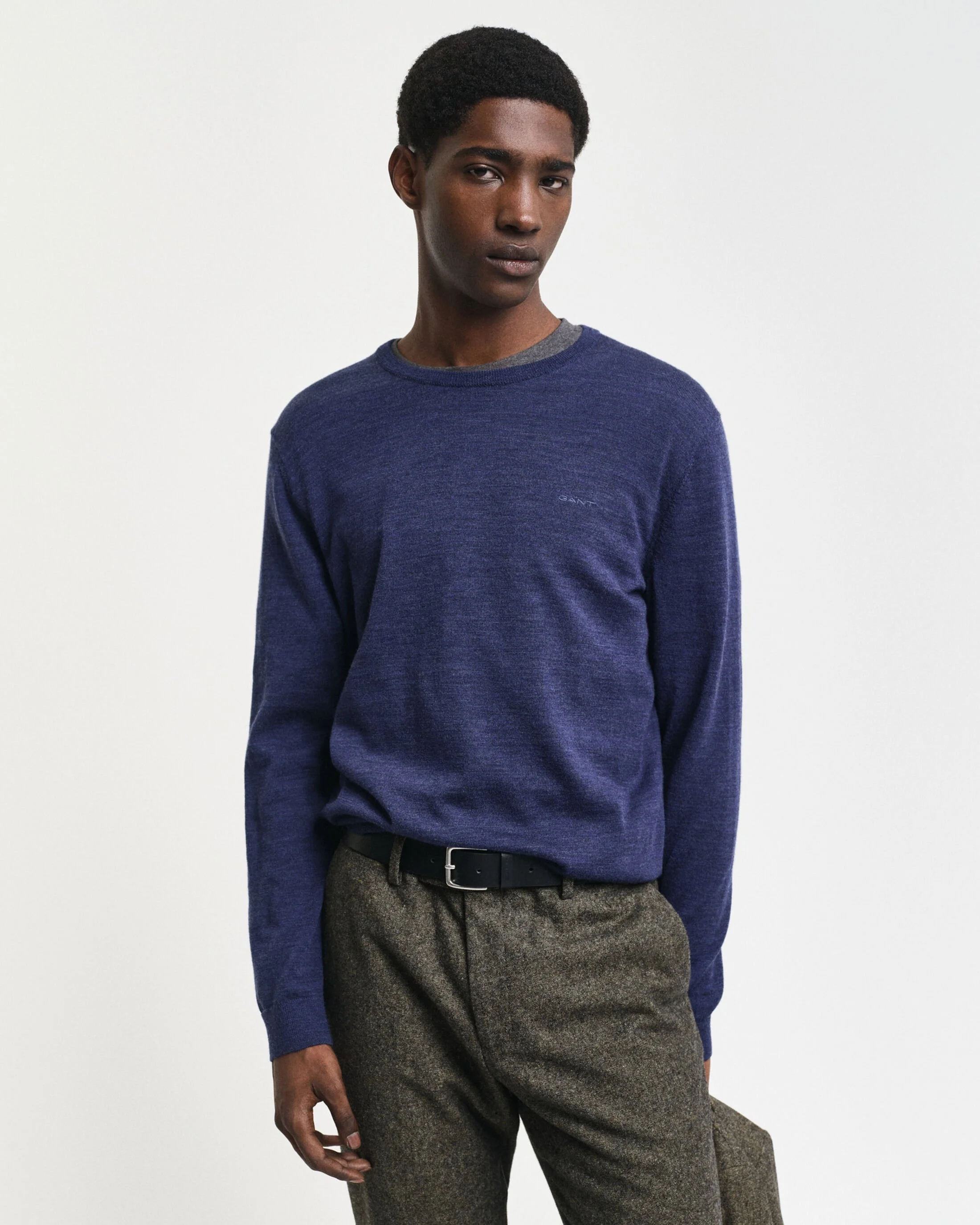 Gant - EXTRAFINE MERINO WOOL C-NECK Gant - EXTRAFINE MERINO WOOL C-NECK