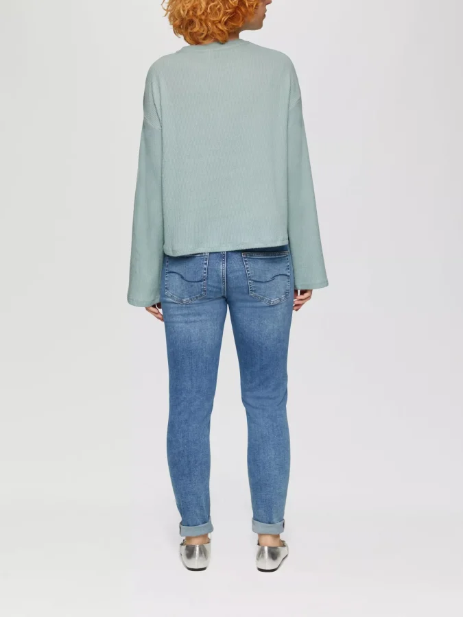 QS - Fluffy ribbed top a... 2