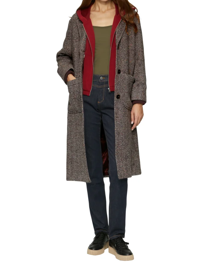 s.OLIVER - Wool coat in a...