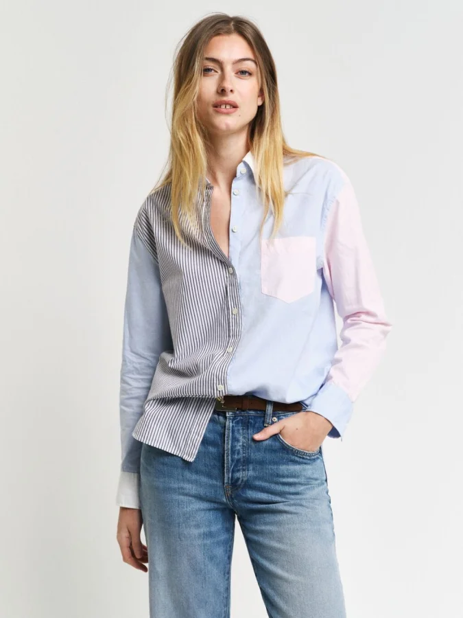 Gant - REL PATCHWORK BD SHIRT