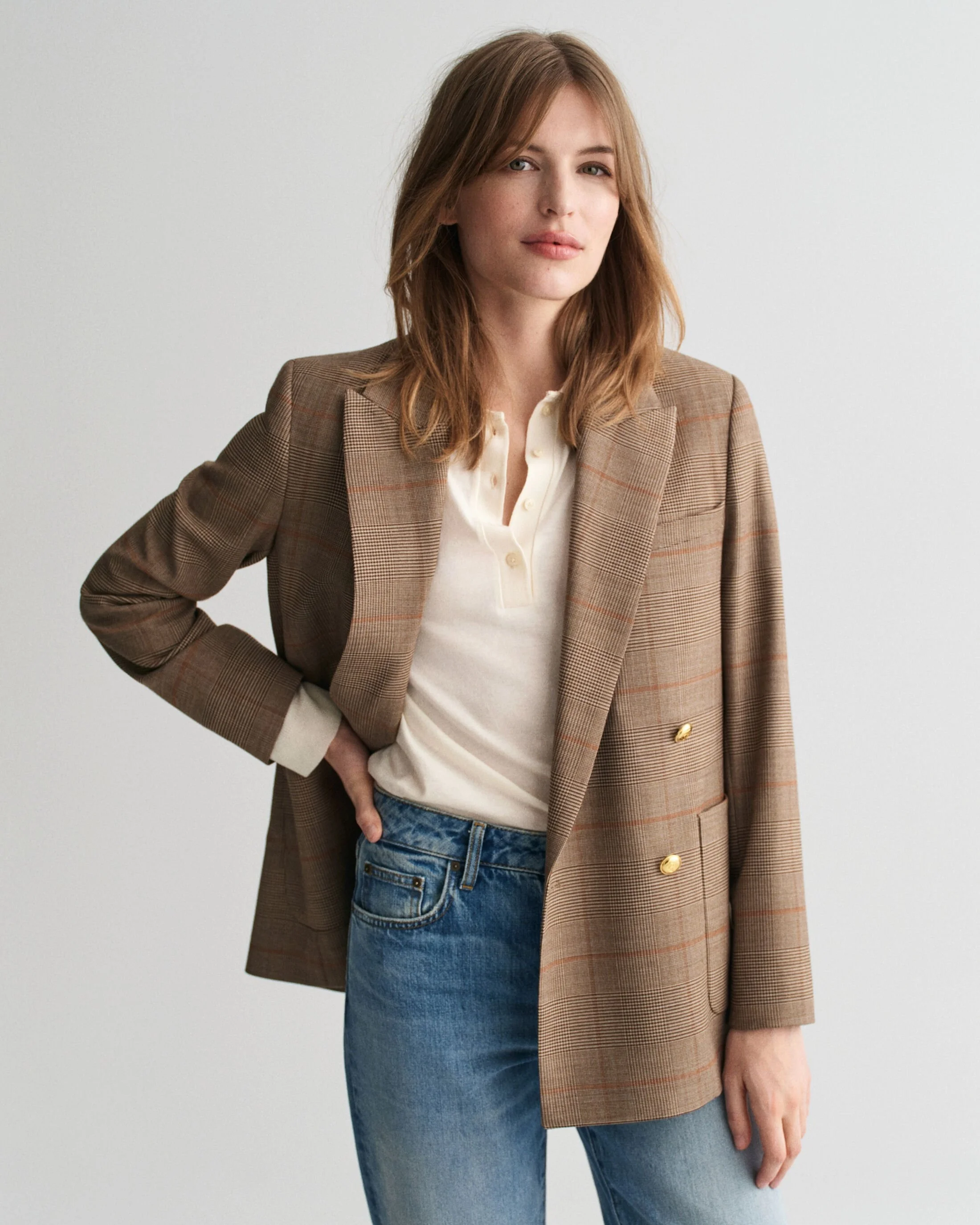 Gant - REG CHECKED CLUB BLAZER Gant - REG CHECKED CLUB BLAZER