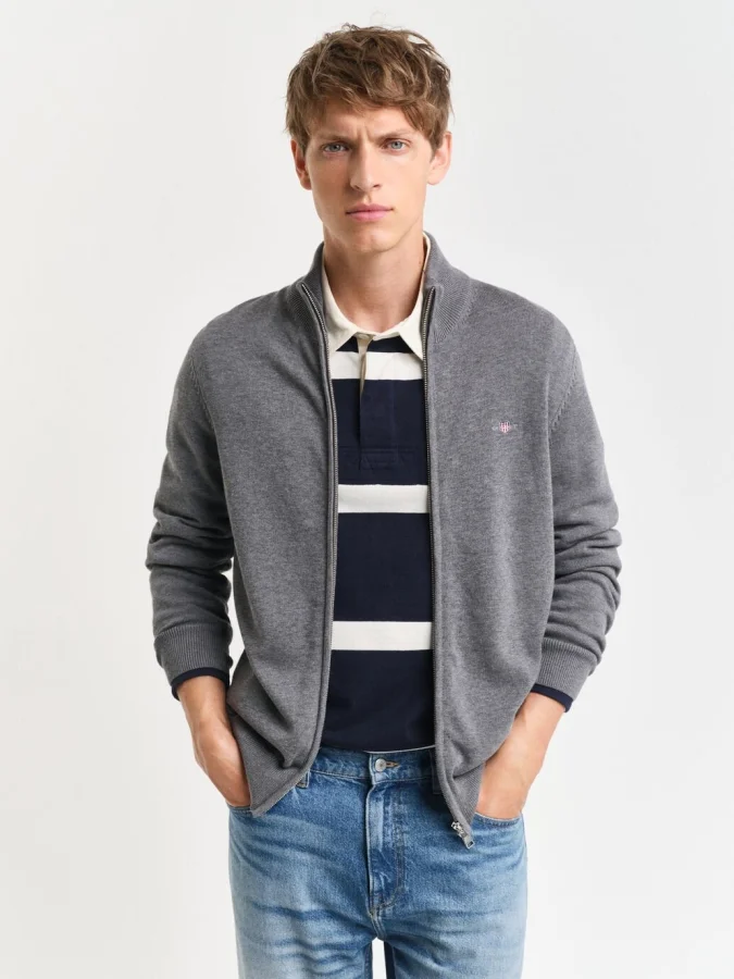 Gant - CASUAL COTTON ZIP...
