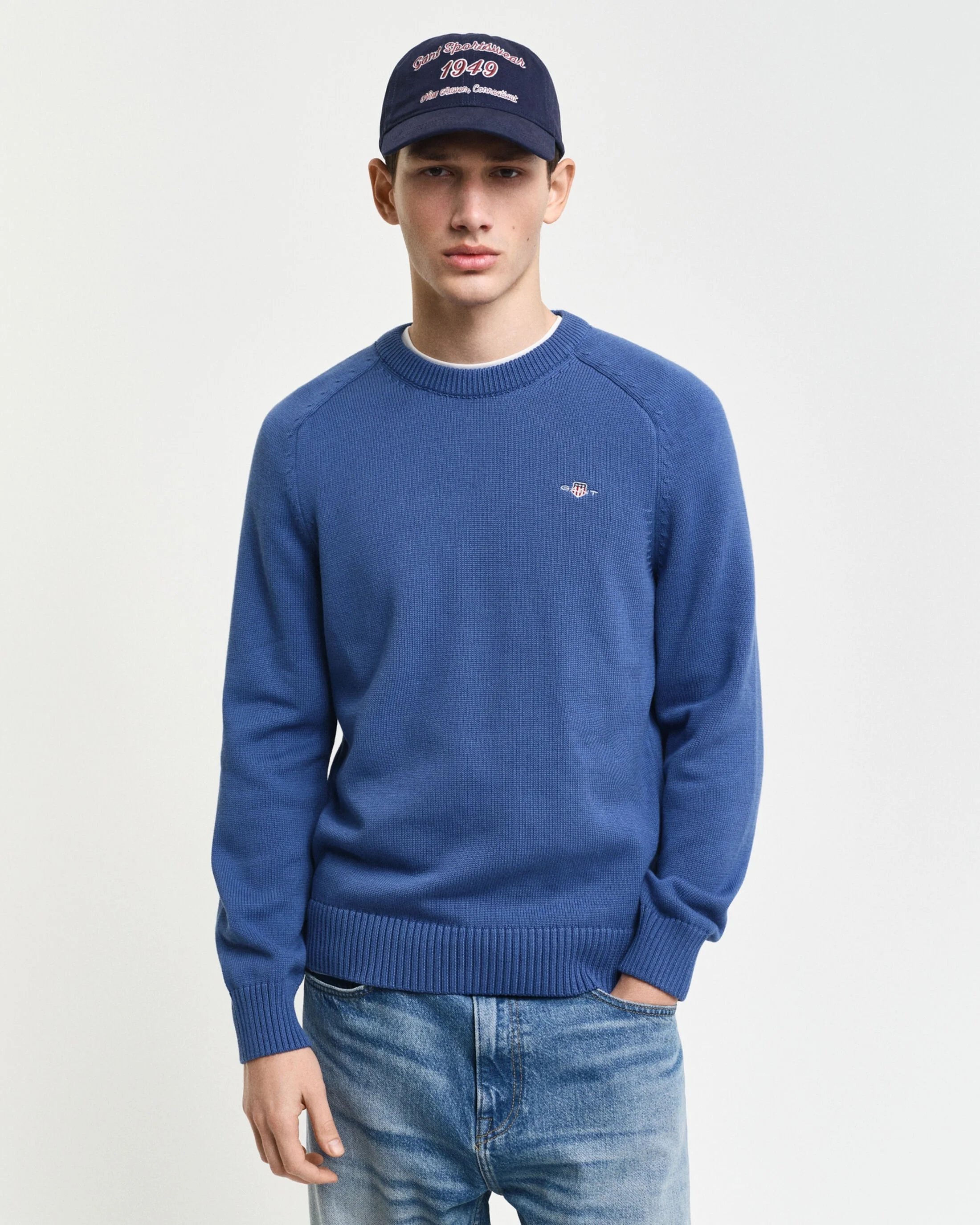 Gant - CASUAL COTTON SADDLE C-NECK Gant - CASUAL COTTON SADDLE C-NECK