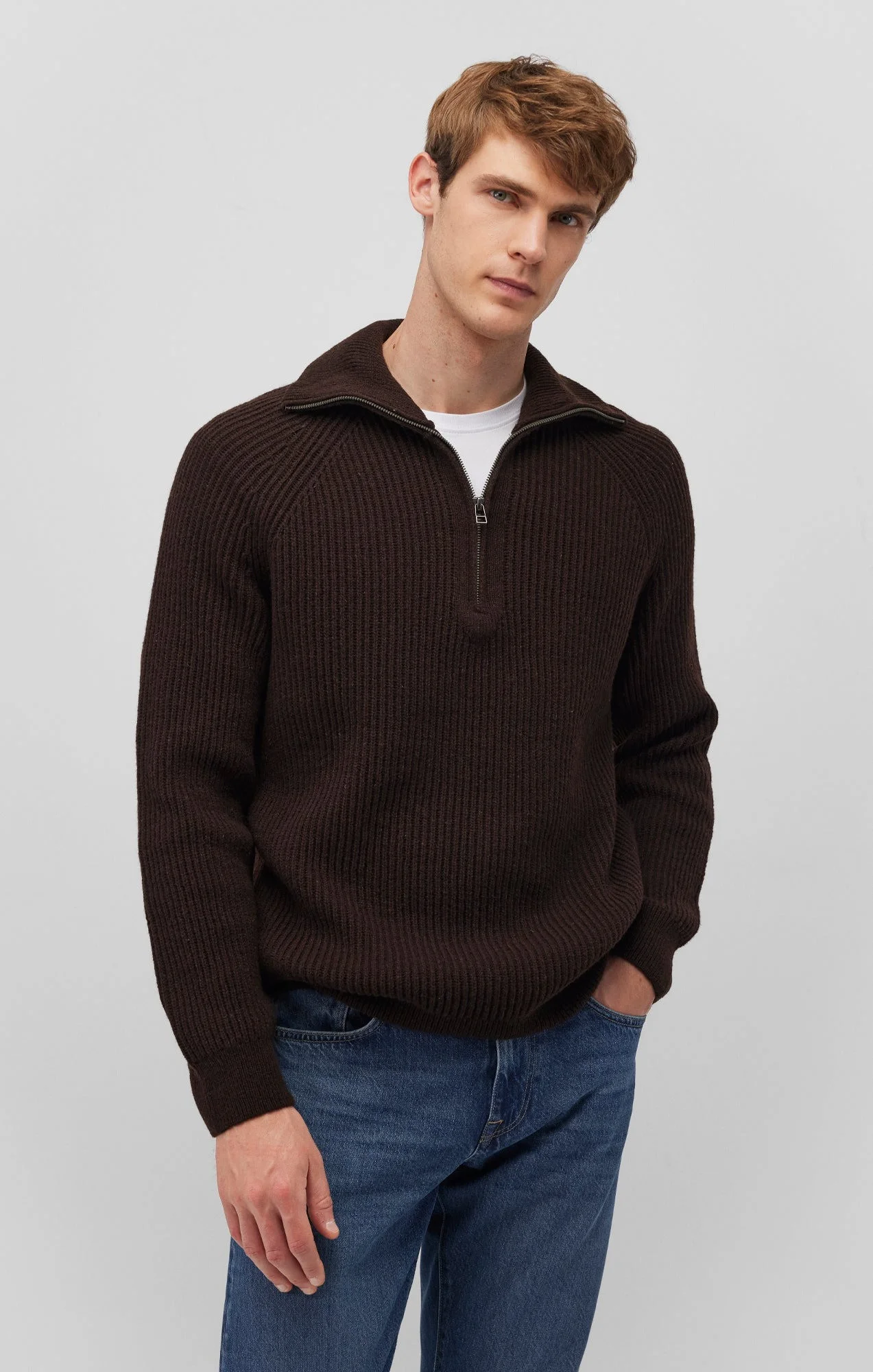 Mavi - HALF ZIP SWEATER Mavi - HALF ZIP SWEATER