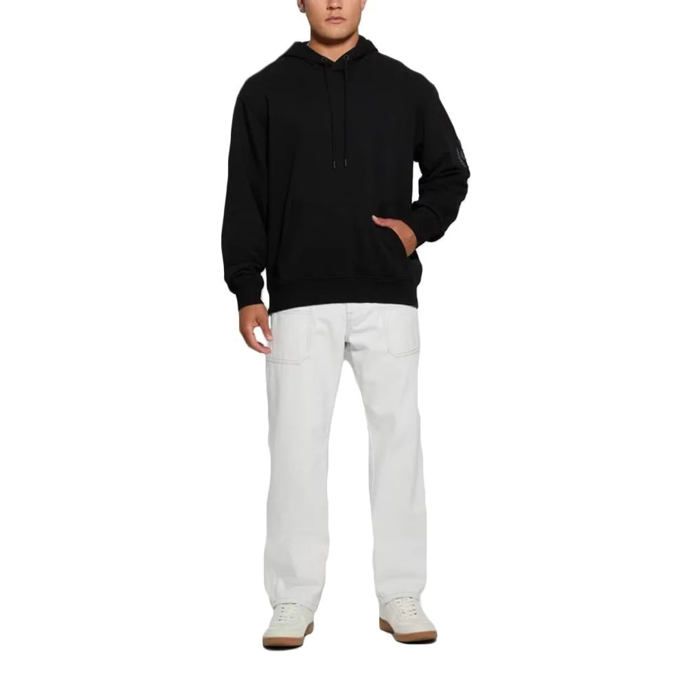 GUESS - GUESS CHENILLE LOGO HOODIE GUESS - GUESS CHENILLE LOGO HOODIE