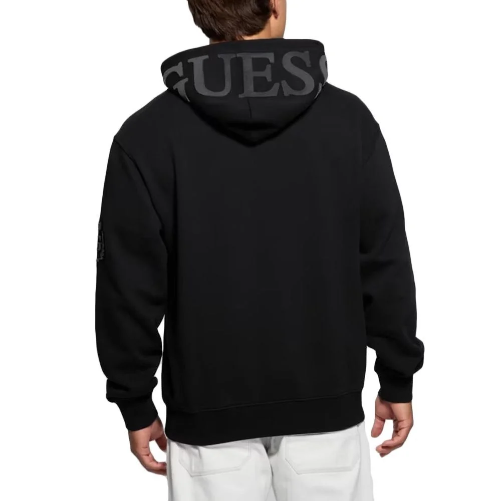 GUESS - GUESS CHENILLE LOGO HOODIE GUESS - GUESS CHENILLE LOGO HOODIE