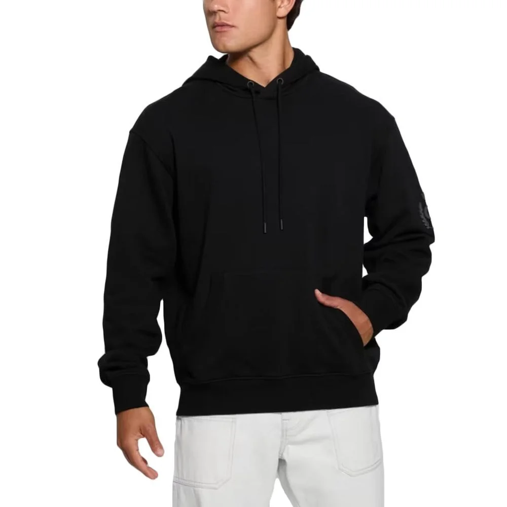 GUESS - GUESS CHENILLE LOGO HOODIE GUESS - GUESS CHENILLE LOGO HOODIE