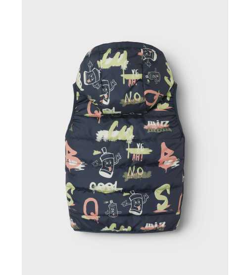 NAME IT - NMMMYLANE VEST HOOD GRAFITTI Size 7 YEAR NAME IT - NMMMYLANE VEST HOOD GRAFITTI Size 7 YEAR