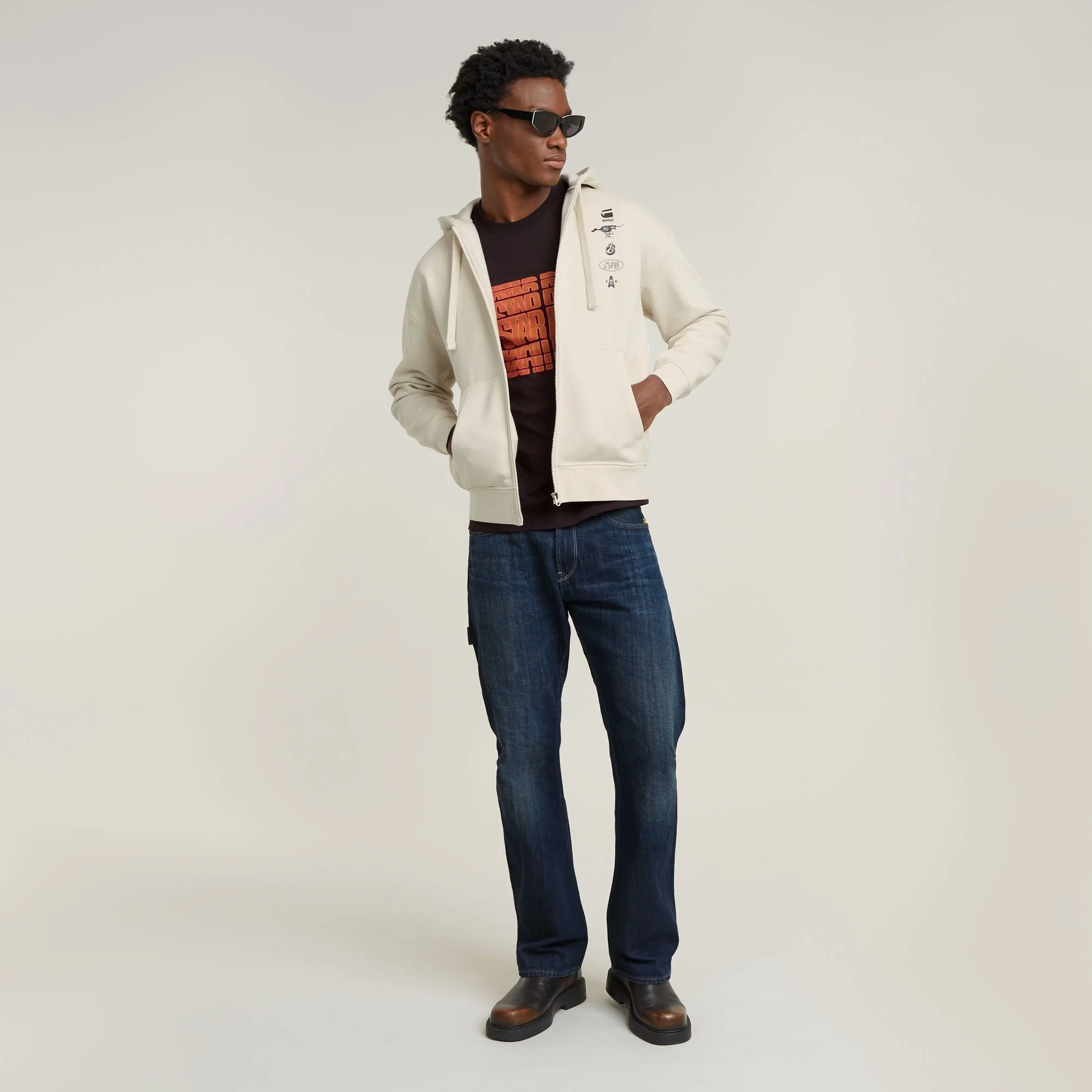 G-Star Raw - Poster back gr zip thru... G-Star Raw - Poster back gr zip thru...