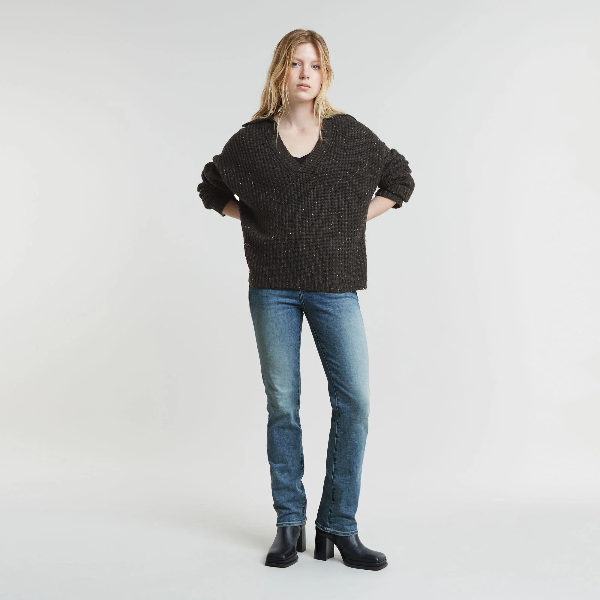 G-Star Raw - Heavy knitted loose polo... G-Star Raw - Heavy knitted loose polo...