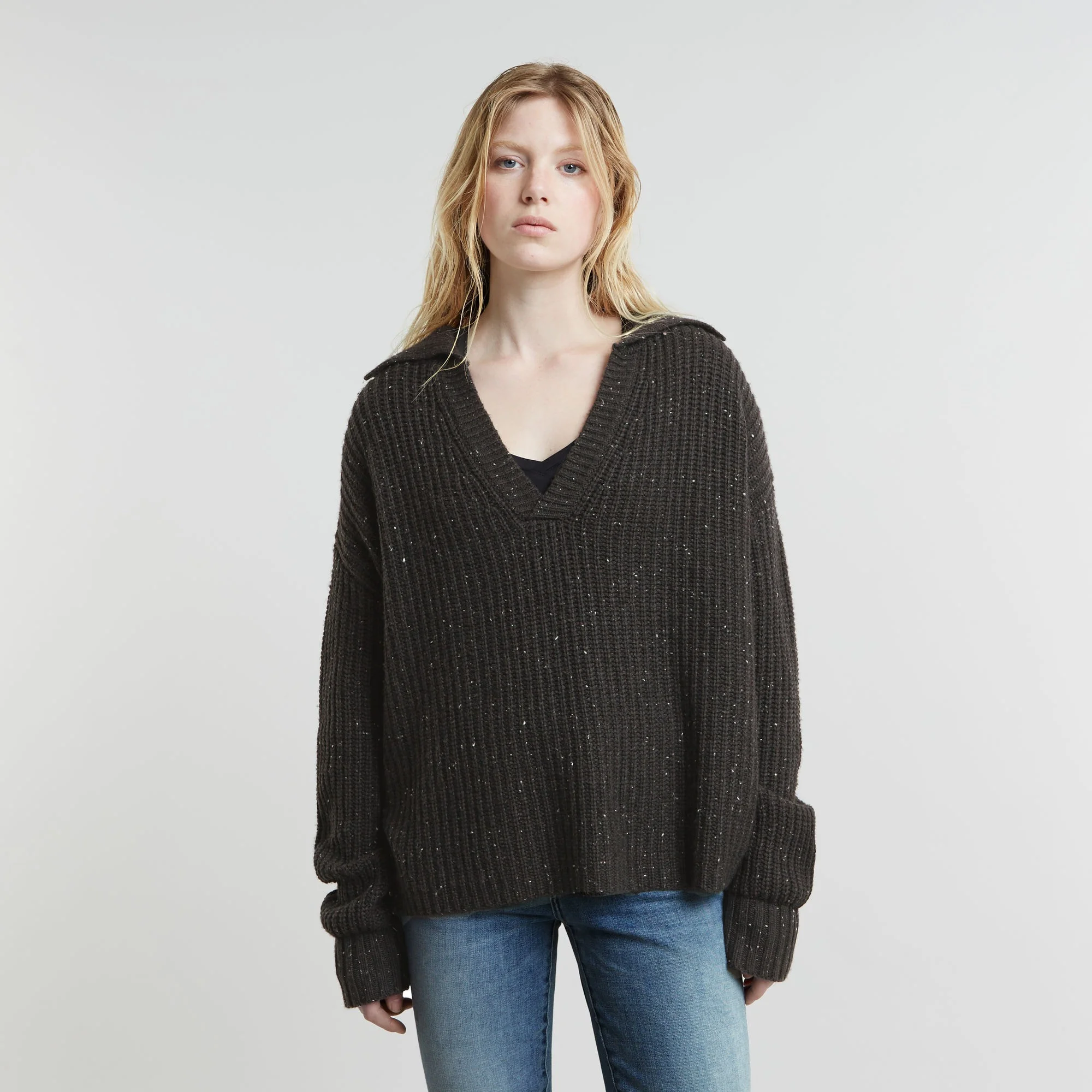 G-Star Raw - Heavy knitted loose polo... G-Star Raw - Heavy knitted loose polo...