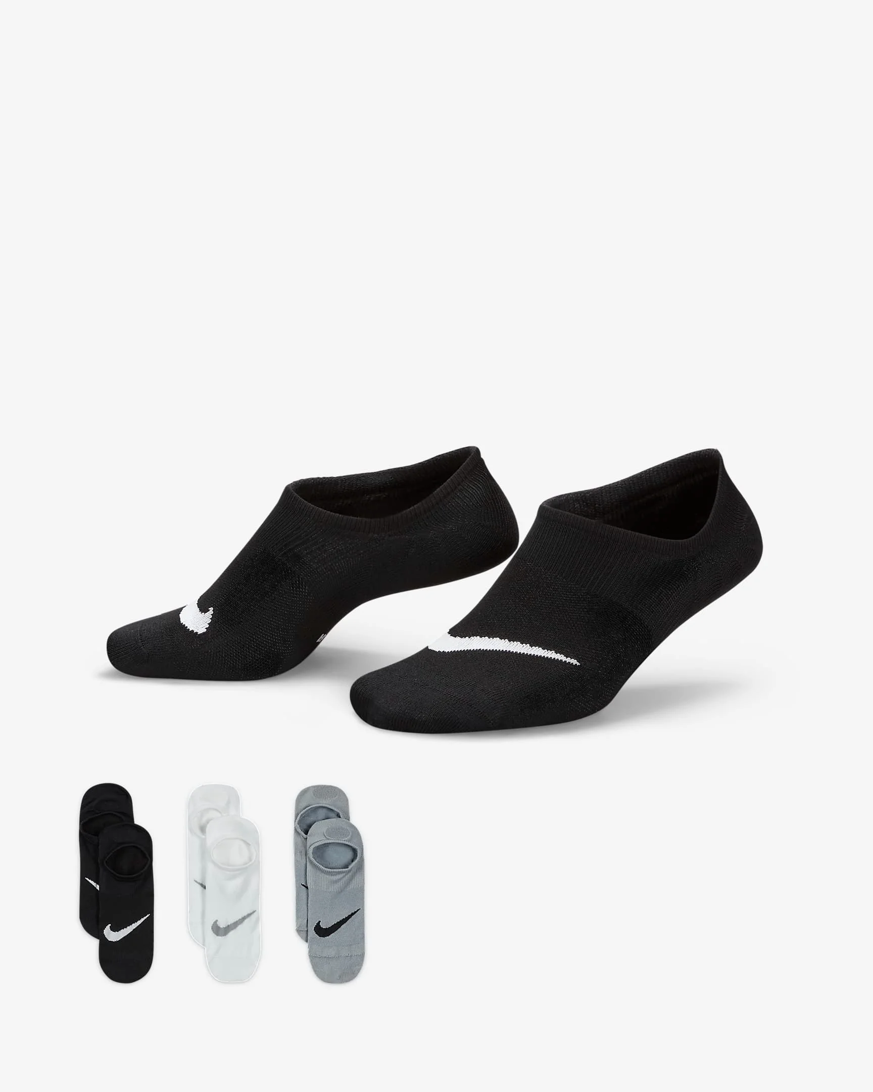 NIKE - W EVERYDAY PLUS LTWT FOOT 3PR NIKE - W EVERYDAY PLUS LTWT FOOT 3PR