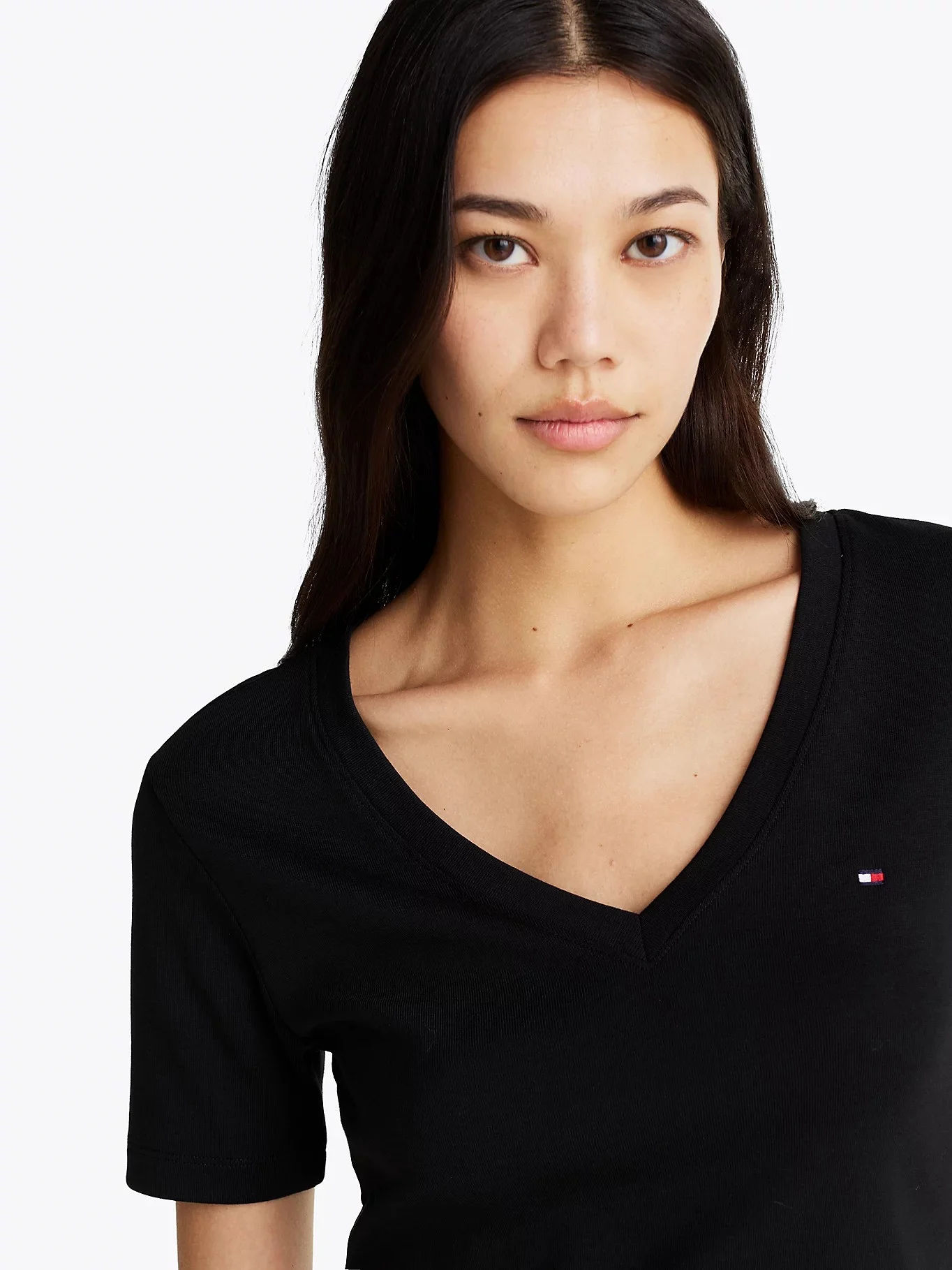 Tommy Hilfiger - SLIM CODY V-NK SS Tommy Hilfiger - SLIM CODY V-NK SS