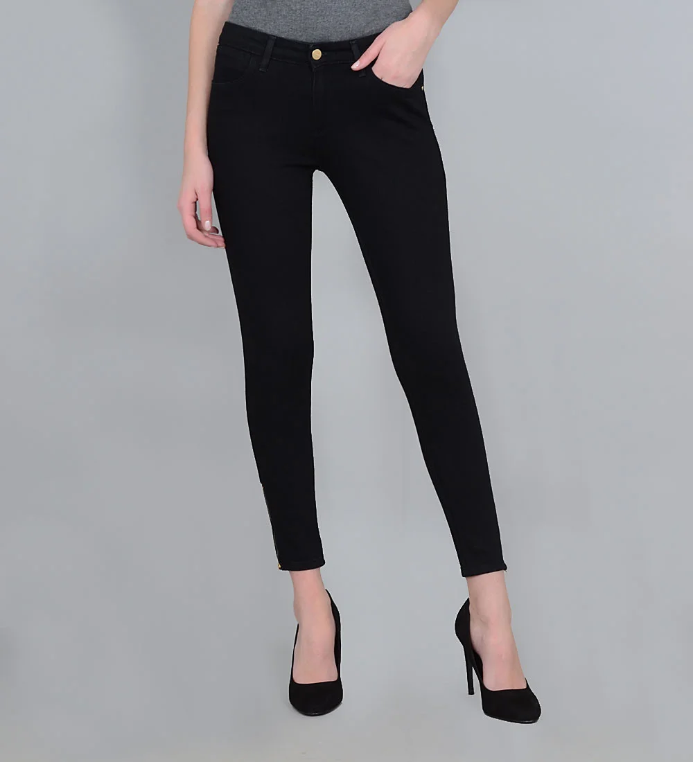 Wrangler - SKINNY CROP ZIP Wrangler - SKINNY CROP ZIP