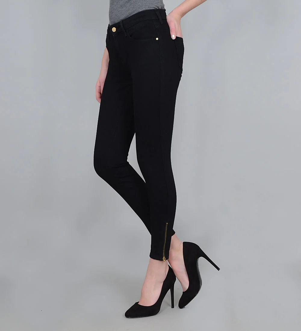 Wrangler - SKINNY CROP ZIP Wrangler - SKINNY CROP ZIP