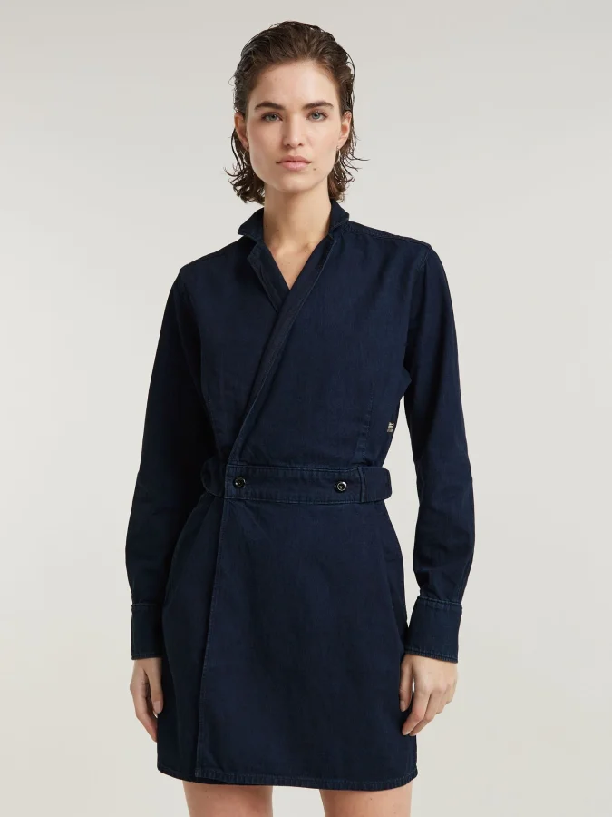 G-Star Raw - Wrap dress l\s...