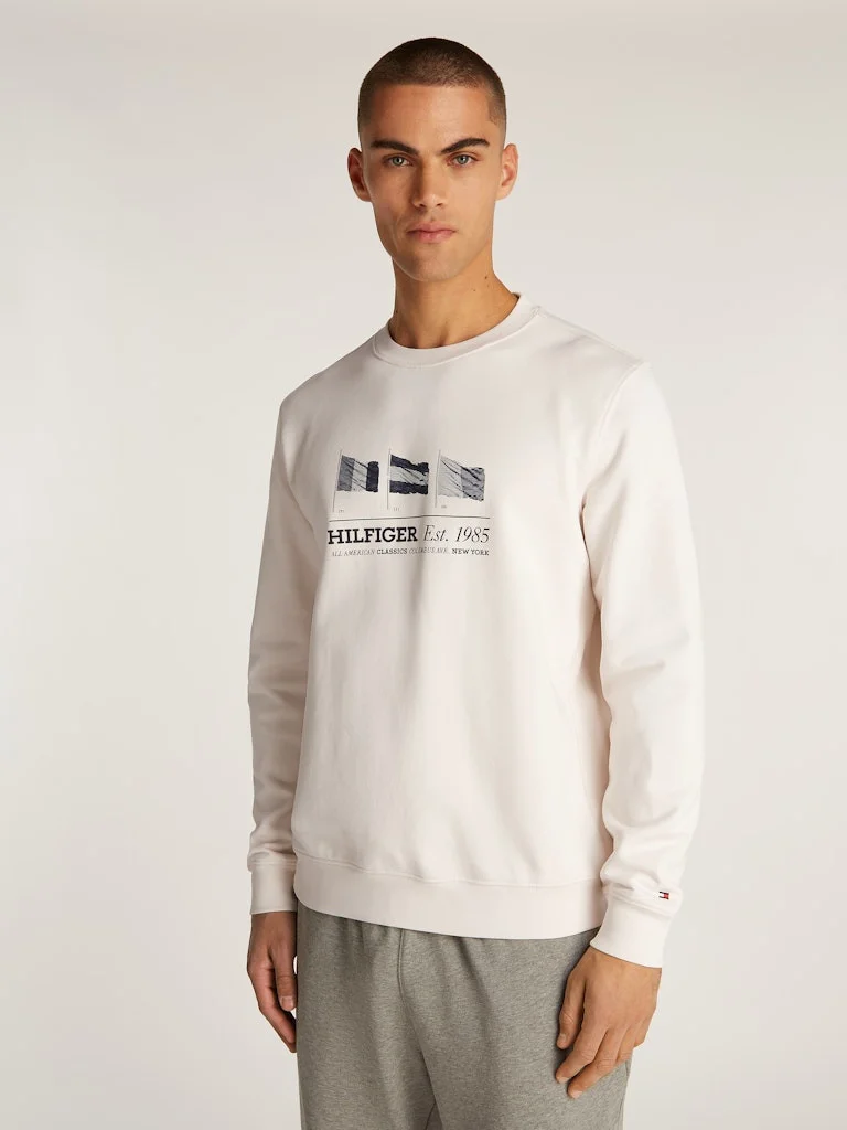 Tommy Hilfiger - HILFIGER FLAGS CREWNECK Tommy Hilfiger - HILFIGER FLAGS CREWNECK