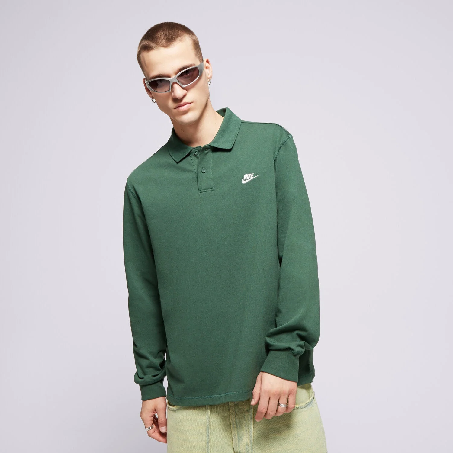 Nike - M NK CLUB KNIT LS POLO