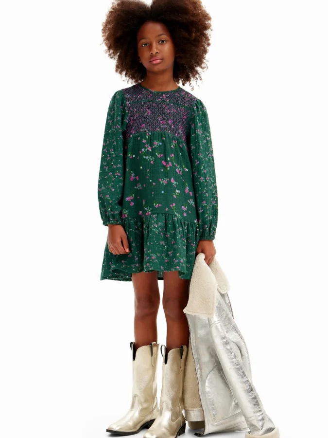 DESIGUAL - FLORAL SHIRT DRESS 2