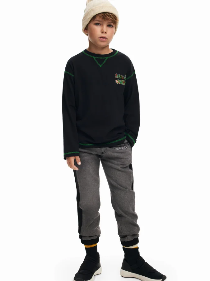 Desigual - SKATE HOODIE 2