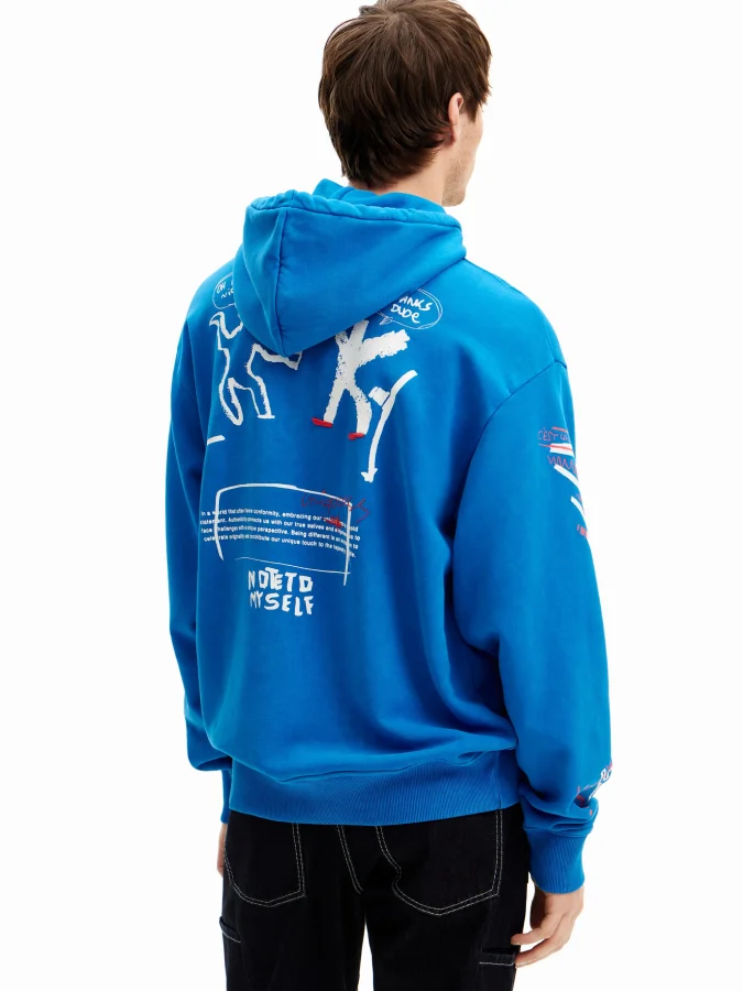 DESIGUAL - GRAFFITI HOODIE 2