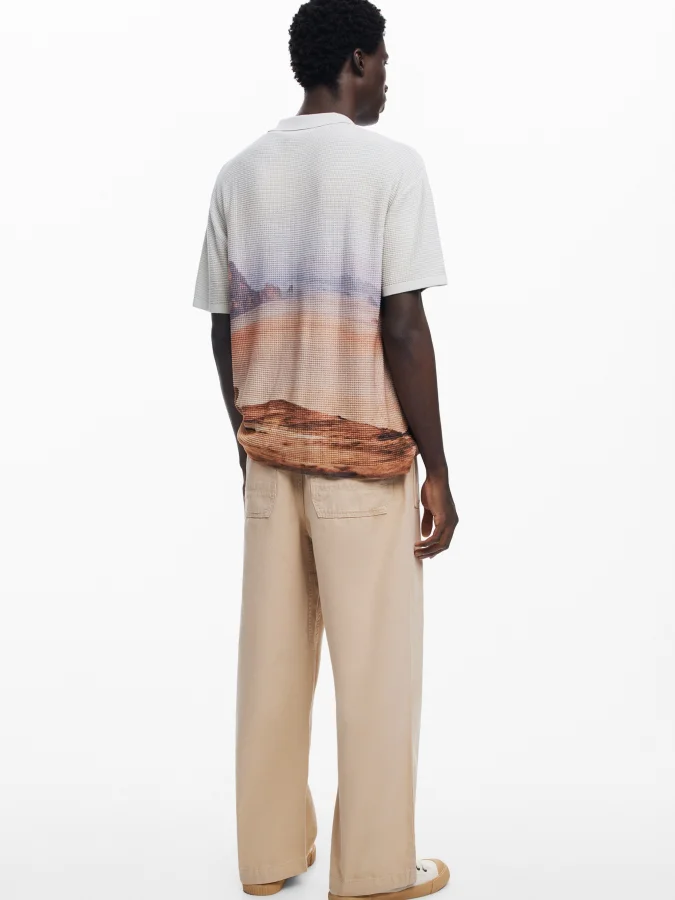 DESIGUAL - LANDSCAPE T-SHIRT 2